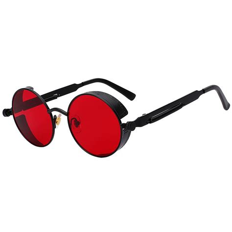 red lens round sunglasses|round red eyeglass frames.